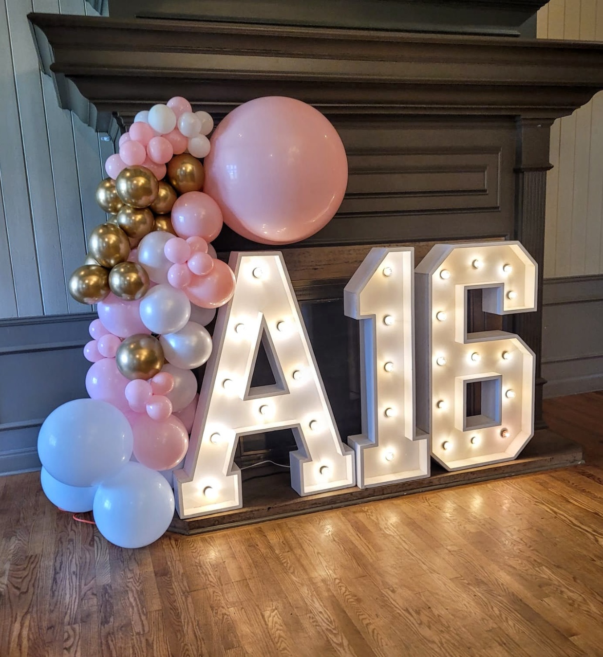Marquee Letters with Lights