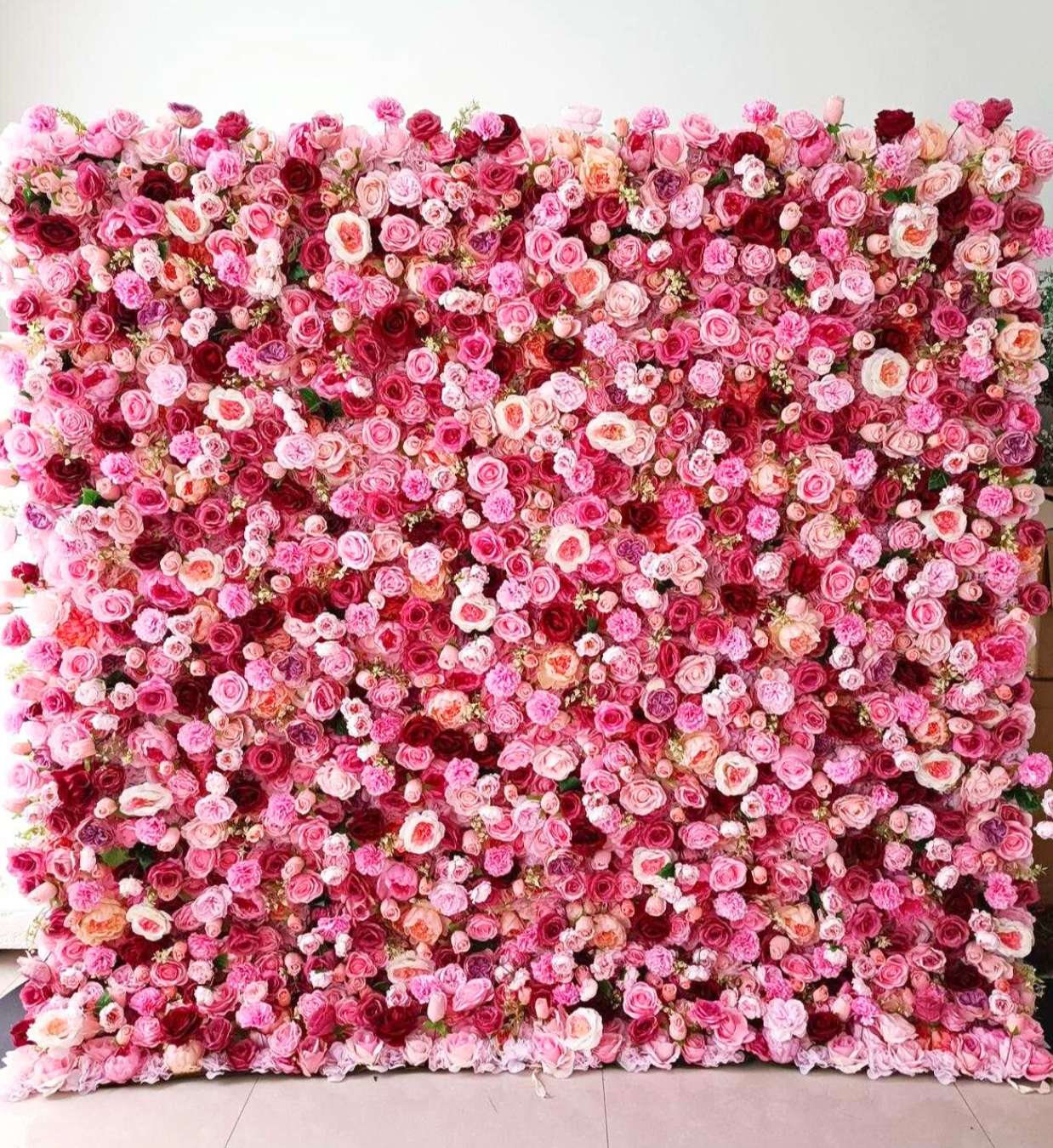 Full Bloom Flower Wall Rental